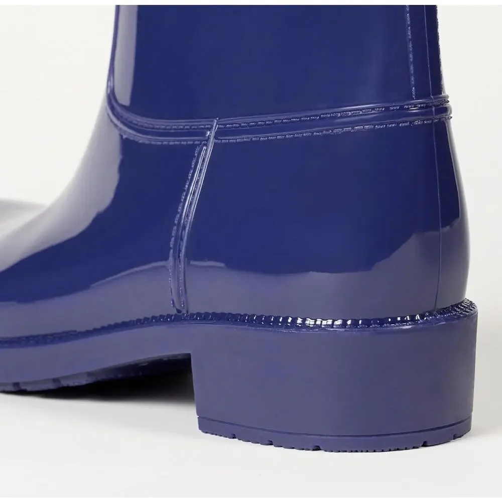 The Drop Women's Navy Blue Stella Mid-shaft Rainboots